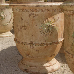 vaso de jardim de terracota