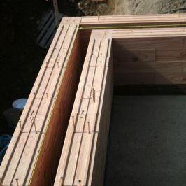bloco de concreto para madeira