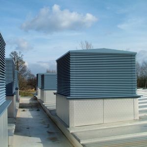 ventilador natural de telhado
