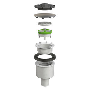 ralo de chuveiro em aço inoxidável