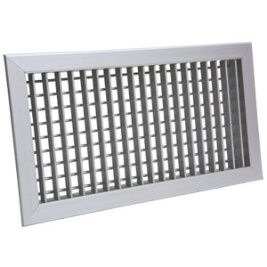 grelha de ventilação em aço inoxidável / em aço galvanizado / em alumínio anodizado / retangular