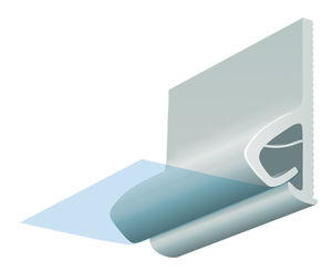 perfil de fixação em PVC 1