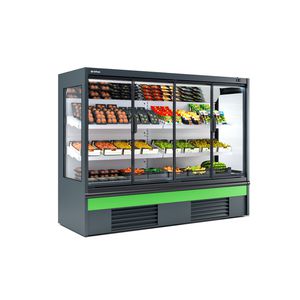 vitrina refrigerada de estante