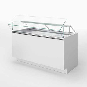 vitrina de aquecimento tipo balcão