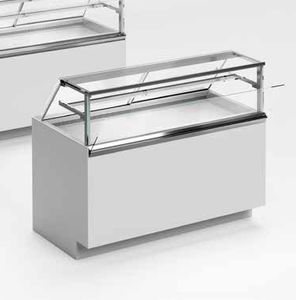 vitrina de aquecimento tipo balcão
