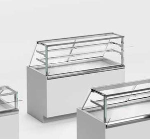 vitrina de aquecimento tipo balcão