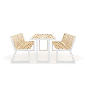 mesa de piquenique contemporânea