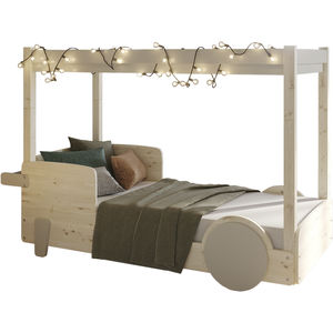 cama com dossel / extensível / de solteiro / contemporânea