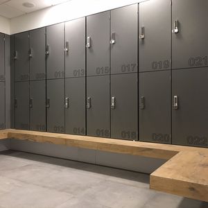 armário de vestiário em HPL 1