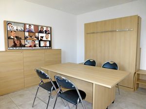 quarto de hotel contemporâneo