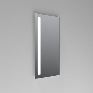epelho para banheiro de parede / com iluminação / contemporâneo / retangular
