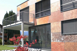 revestimento de fachada em folhas