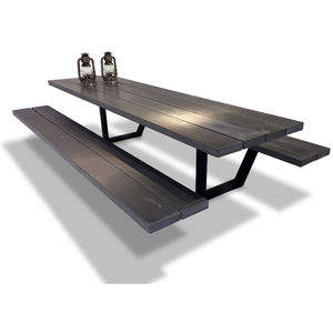 mesa de piquenique contemporânea