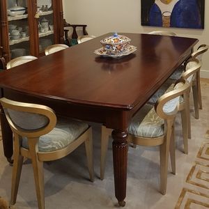 mesa de jantar de estilo vitoriano