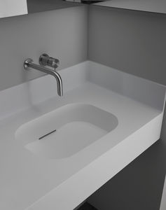 tampo de banheiro em Corian®