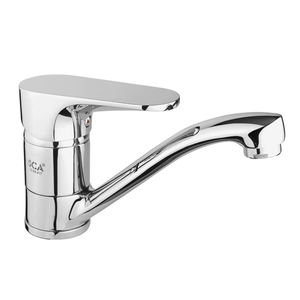 misturador monocomando para lavatório / metálico / 1 orifício