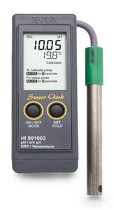 medidor de pH e de ORP de mão