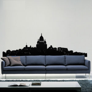 adesivo decorativo com cidade 1