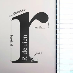 adesivo decorativo com texto 1