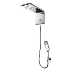 conjunto de chuveiro de parede / contemporâneo / com chuveiro de mão / com cabeça fixa