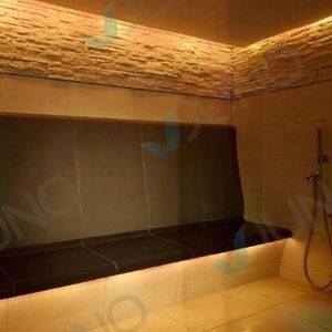banho de vapor com chuveiro integrado