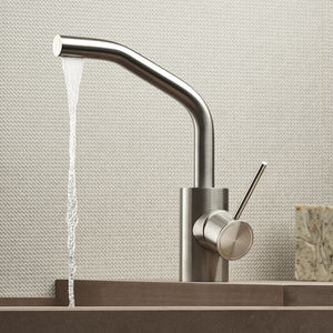 misturador monocomando para lavatório / em inox / 1 orifício