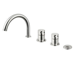 conjunto misturador para banheira em aço inoxidável