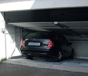 plataforma para estacionamento inclinada