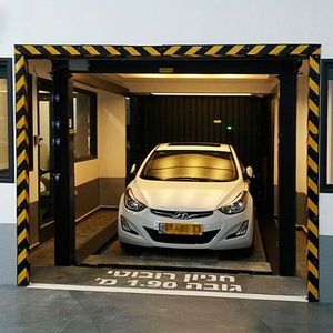 sistema de estacionamento com plataforma