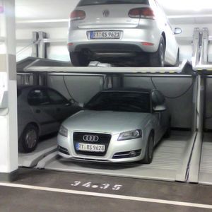 plataforma para estacionamento hidráulica
