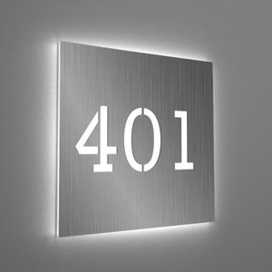 placa de identificação para porta