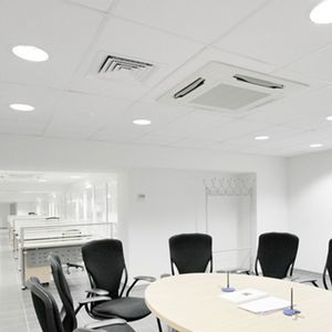 luminária técnica de embutir