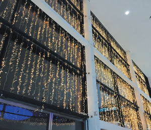 cortina de luzes de LED