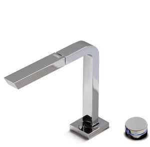 misturador monocomando metálico / eletrônico / para cozinha / 2 furos