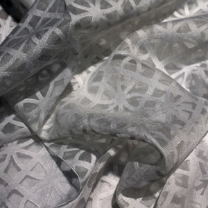 cortina de voile estampada