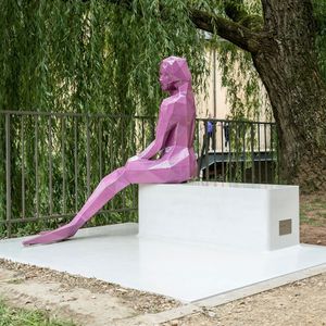 escultura em concreto