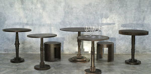 mesa gueridon de design industrial