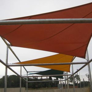 vela de sombreamento resistente a UV / da linha comercial / triangular / retangular