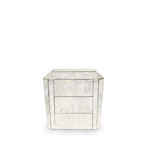 criado-mudo Art Déco / em vidro / retangular / com gavetas