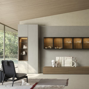 móvel de parede de sala contemporâneo