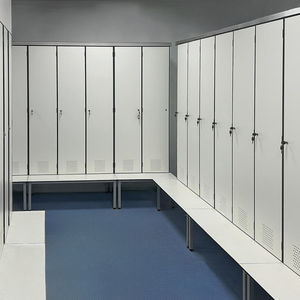 armário de vestiário em HPL