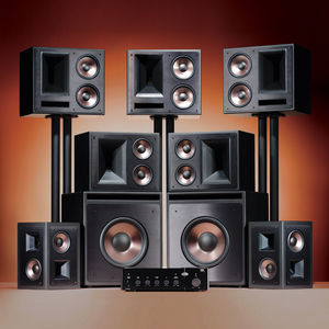 conjunto de home theater convencional