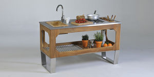 cozinha de jardim