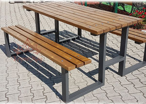 mesa de piquenique contemporânea