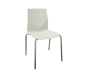 cadeira contemporânea / estofada / com braços / reciclável