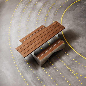 mesa de piquenique contemporânea