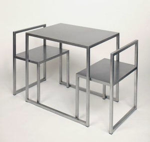 conjunto de mesa e cadeiras contemporâneo