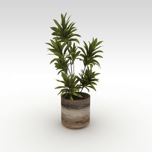 vaso de jardim em mármore travertino