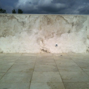 placa de pedra em mármore travertino