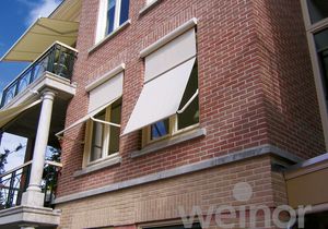 toldo reto de braço pivotante